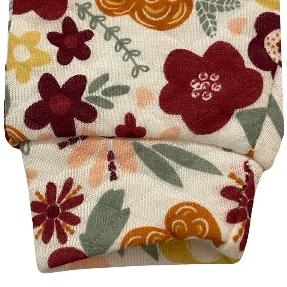 Chick Pea 3 Piece Bodysuit + Pants + Headband Thankful for Family 0-3 Month NWT